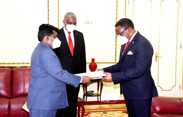 PRESENTATION OF LETTER OF CREDENCE BY THE HIGH COMMISSIONER OF INDIA